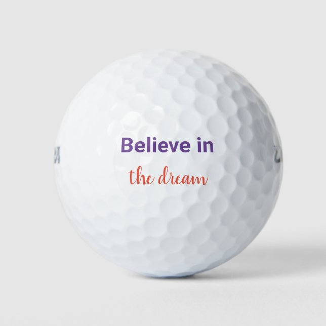 Golf Balls with the inscription (Front)
