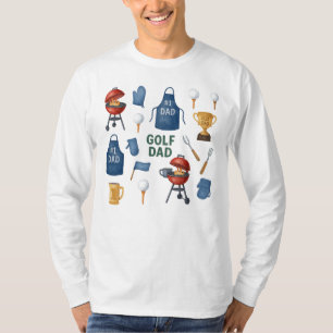 Golf Barbecue themed for Golf Dad T-Shirt