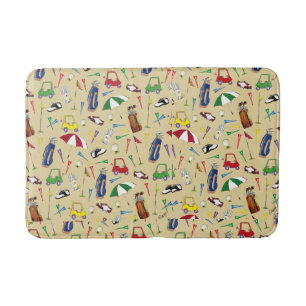 Golf bath mat