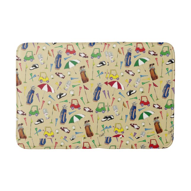 Golf bath mat (Front)