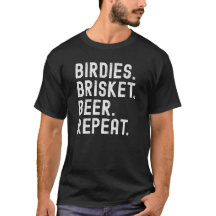 Golf BBQ Birdies Brisket Beer Funny Golf Gift Mens