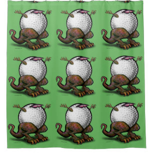 Golf Beast Shower Curtain
