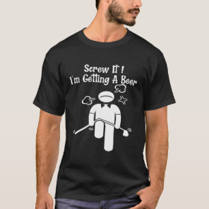 Golf Beer Golfer Father Day Mother Day T-Shirt