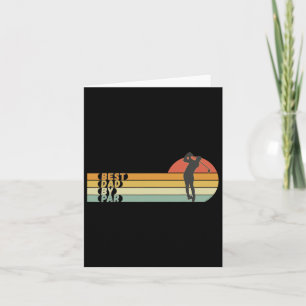 Golf - Best Dad By Par - Father's Day Golf Card