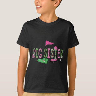 Golf Big Sister Nk Hole In One Golf 1st Birthday G T-Shirt