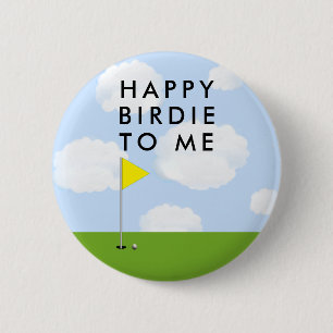 Golf Birdie 6 Cm Round Badge