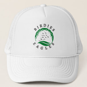 Golf Birdies Eagles   Golf Player   Golfer Trucker Hat