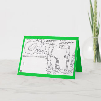 Golf Birthday Card