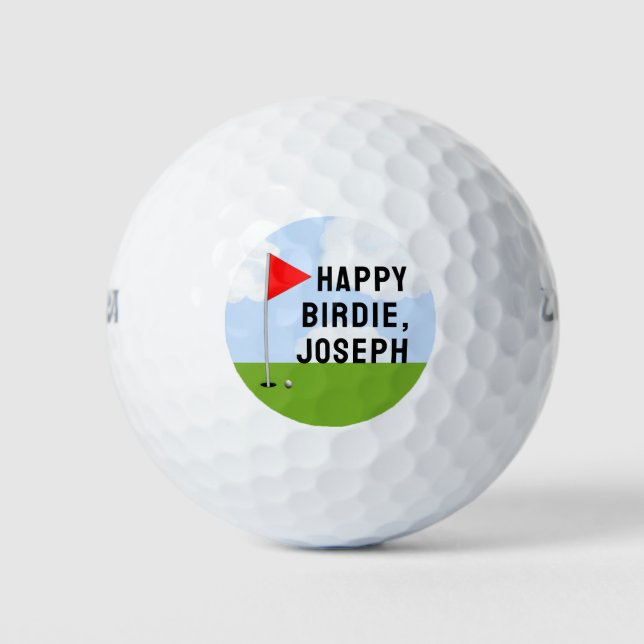 Golf Birthday Collectable Balls (Front)
