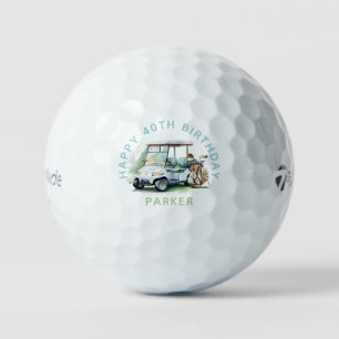 Golf Birthday Gift Personalised Balls