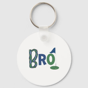 Golf Birthday Kids Golfing Brother Of Birthday Boy Key Ring