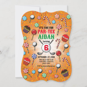 Golf Birthday Par-Tee Design