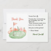 Golf  Birthday Par tee party 