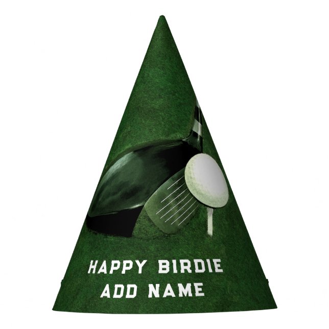 Golf Birthday Party Hat (Front)