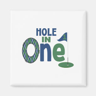 Golf Birthday Shirt 1st Birthday Hole In One Boys  Magnet