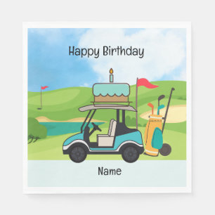 Golf Birthday theme for kid golfer Party Napkin