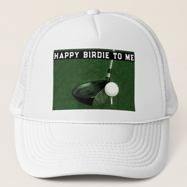 Golf Birthday Trucker Hat (Front)