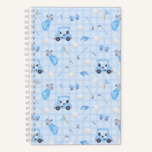 Golf Blue Notebook