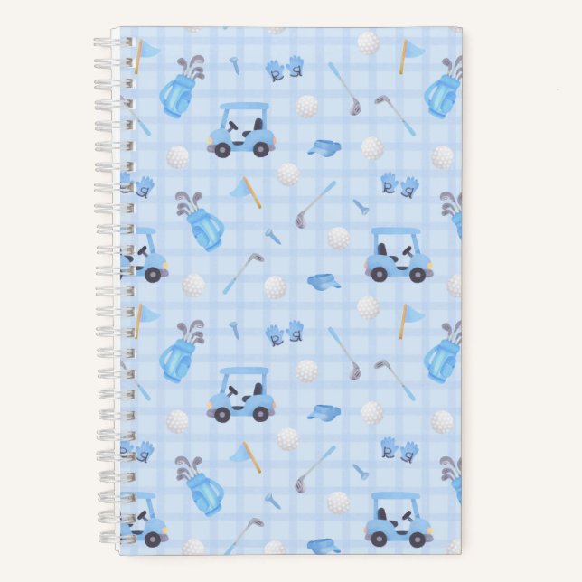 Golf Blue Notebook (Front)