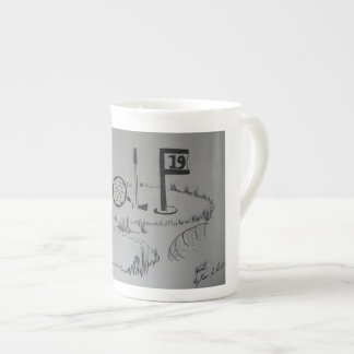 GOLF BONE CHINA MUG