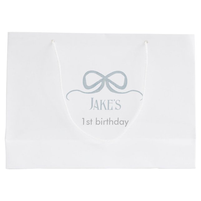 Golf bow party gift bag (Back)