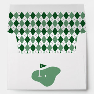 Golf Boy 1st Birthday Envelope
