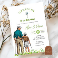 Golf Boy Little Putter is on the way Baby Shower