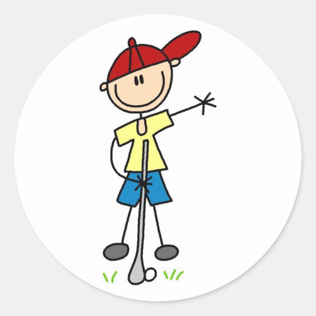 Golf Boy Sticker (Front)