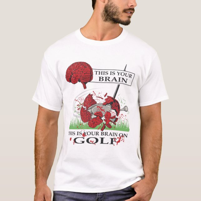 Golf Brain T-Shirt (Front)
