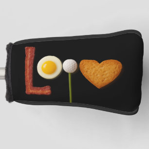 Golf breakfast Egg and Bacon for Crazy Golfer Gol Head Cover