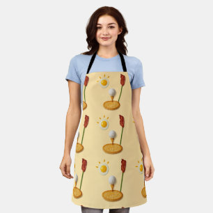 Golf breakfast Egg Bacon for club house staff Apron