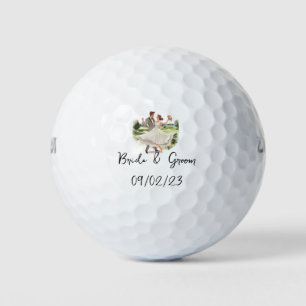 Golf  Bride and Groom Wedding  Golf Balls
