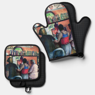 Golf Bufé, Budapest Oven Mitt & Pot Holder Set