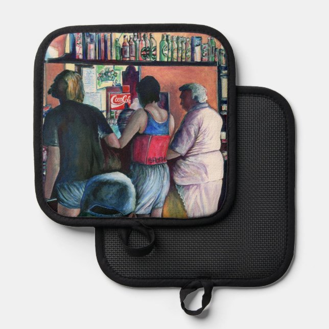 Golf Bufé, Budapest Pot Holder (Front/Back)