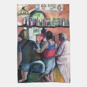 Golf Buffe, Budapest Tea Towel