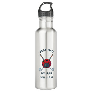 Golf Bug Best Dad By Par Fathers Day Personalised 710 Ml Water Bottle