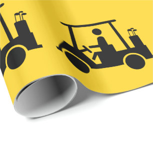 Golf Buggy Wrapping Paper