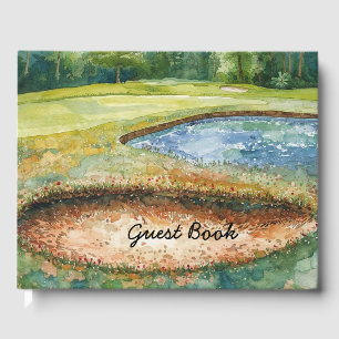 Golf bunker  guest book