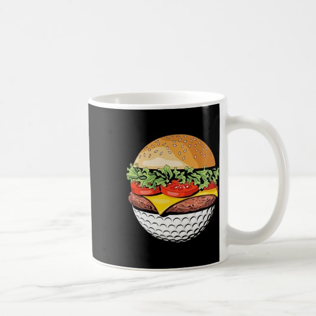 Golf Burger  Coffee Mug (Right)