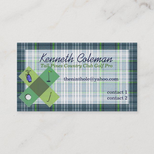 Golf Business Card (Front)