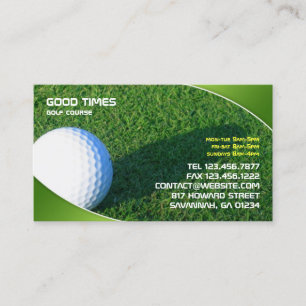 Golf Business Card