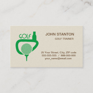 Golf Business Card