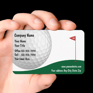 Golf Business Cards