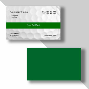 Golf Business Cards