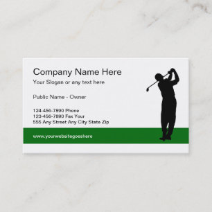 Golf Business Classic Business Cards