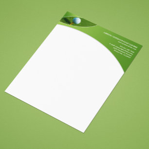 Golf Business Letterhead Template