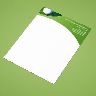 Golf Business Letterhead Template