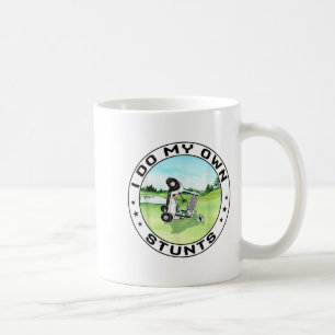 Golf Cart Accident I Do My Own Stunts Fun Present  Coffee Mug