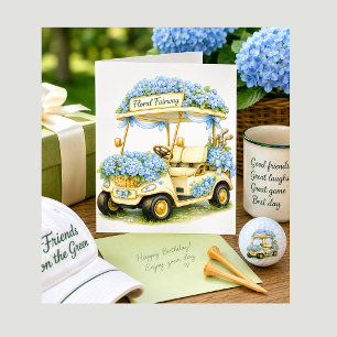 Golf Cart Birthday or Encouragement Card