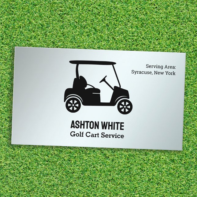⛳ Golf Cart  Business Card (Golf Cart Business Cards)